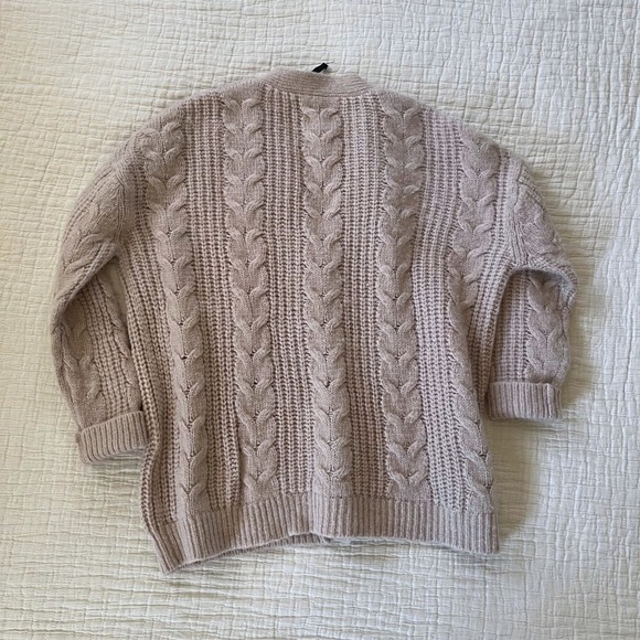Jenni Kayne Cable Knit Cardigan Womens S - Picture 3 of 7